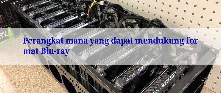 Perangkat mana yang dapat mendukung format Blu-ray