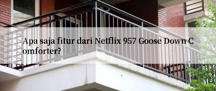 Apa saja fitur dari Netflix 957 Goose Down Comforter?