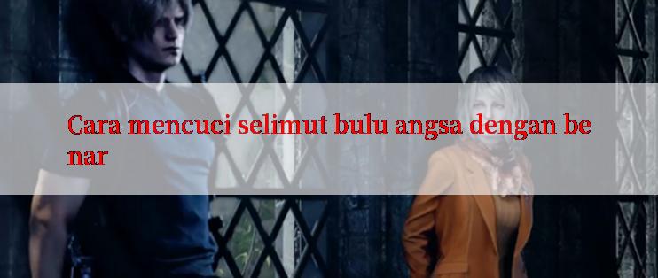 Cara mencuci selimut bulu angsa dengan benar