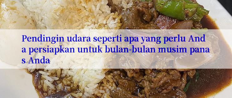 Pendingin udara seperti apa yang perlu Anda persiapkan untuk bulan-bulan musim panas Anda