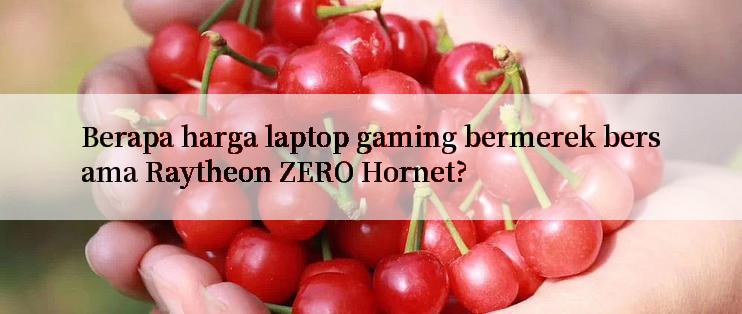 Berapa harga laptop gaming bermerek bersama Raytheon ZERO Hornet?