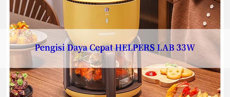 Pengisi Daya Cepat HELPERS LAB 33W