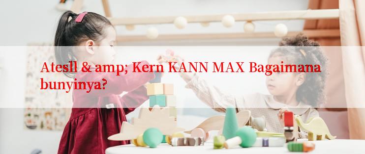 Atesll & amp; Kern KANN MAX Bagaimana bunyinya?