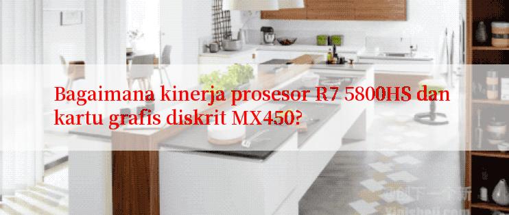 Bagaimana kinerja prosesor R7 5800HS dan kartu grafis diskrit MX450?