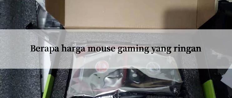 Berapa harga mouse gaming yang ringan