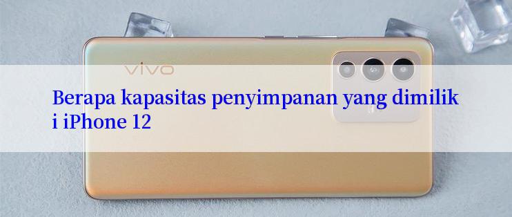 Berapa kapasitas penyimpanan yang dimiliki iPhone 12