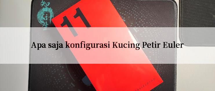 Apa saja konfigurasi Kucing Petir Euler