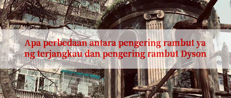 Apa perbedaan antara pengering rambut yang terjangkau dan pengering rambut Dyson