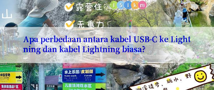 Apa perbedaan antara kabel USB-C ke Lightning dan kabel Lightning biasa?