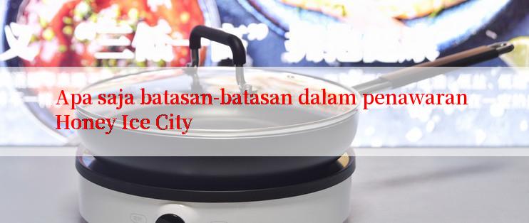 Apa saja batasan-batasan dalam penawaran Honey Ice City