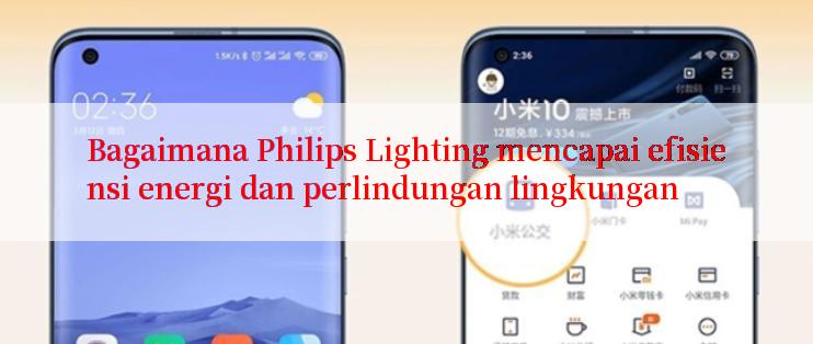 Bagaimana Philips Lighting mencapai efisiensi energi dan perlindungan lingkungan