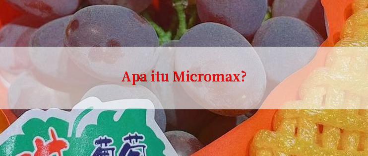 Apa itu Micromax?