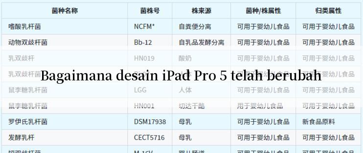 Bagaimana desain iPad Pro 5 telah berubah