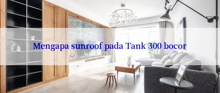 Mengapa sunroof pada Tank 300 bocor