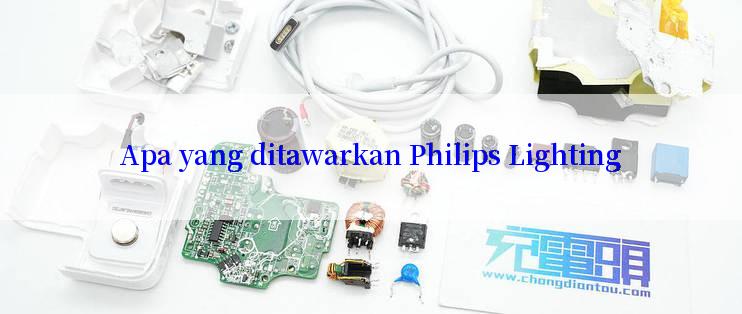 Apa yang ditawarkan Philips Lighting