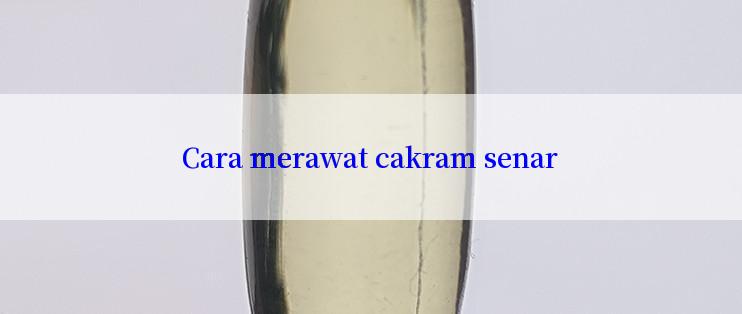 Cara merawat cakram senar