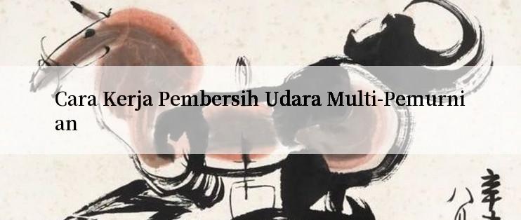 Cara Kerja Pembersih Udara Multi-Pemurnian