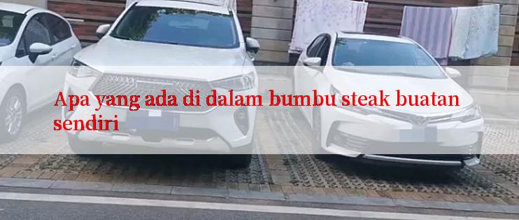 Apa yang ada di dalam bumbu steak buatan sendiri