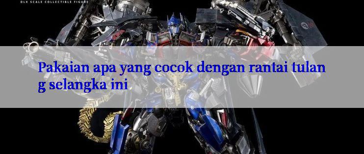 Pakaian apa yang cocok dengan rantai tulang selangka ini