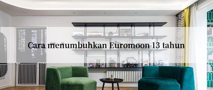 Cara menumbuhkan Euromoon 13 tahun