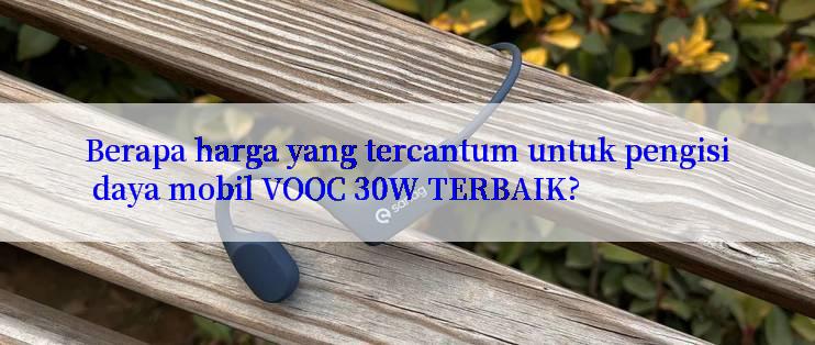 Berapa harga yang tercantum untuk pengisi daya mobil VOOC 30W TERBAIK?